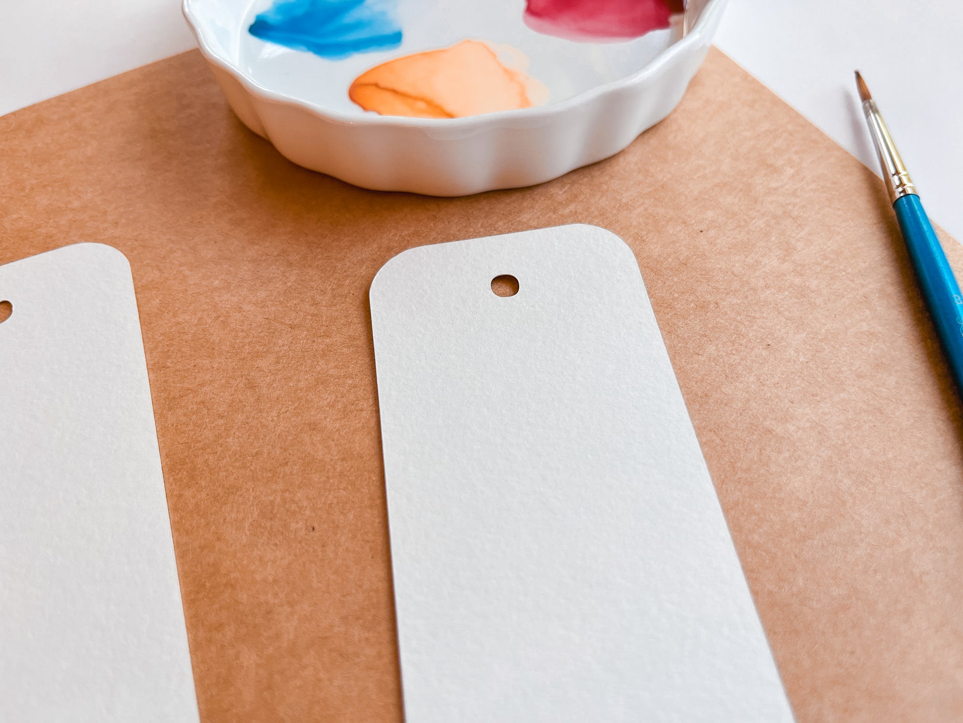 Watercolor Bookmarks, Set of 12