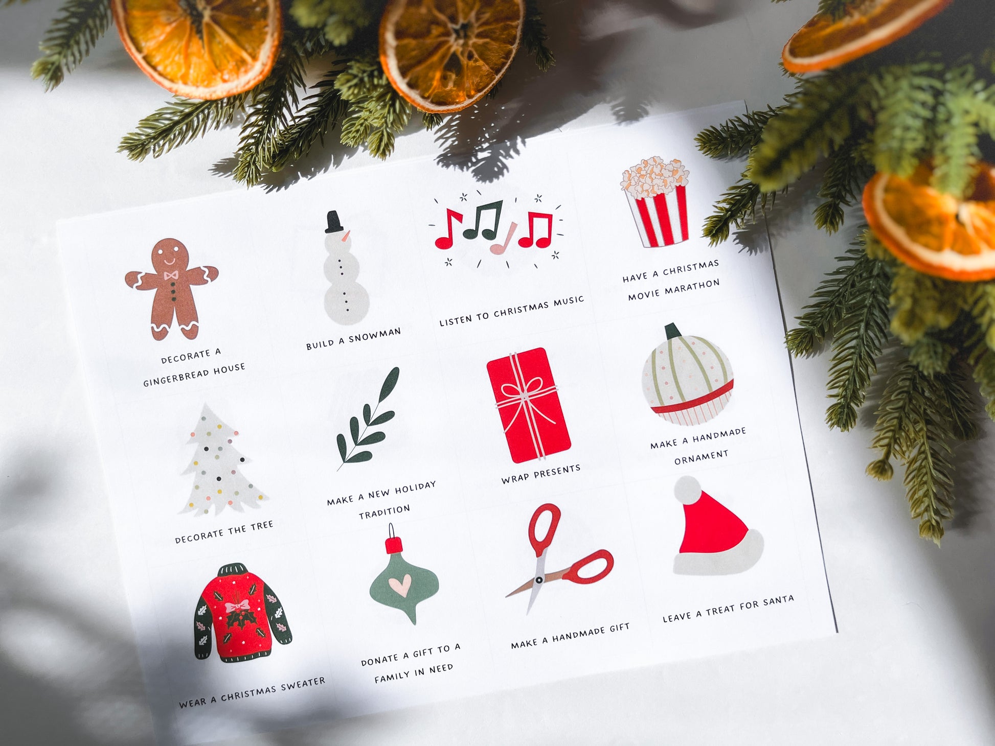 32 Printable Advent Activity Cards