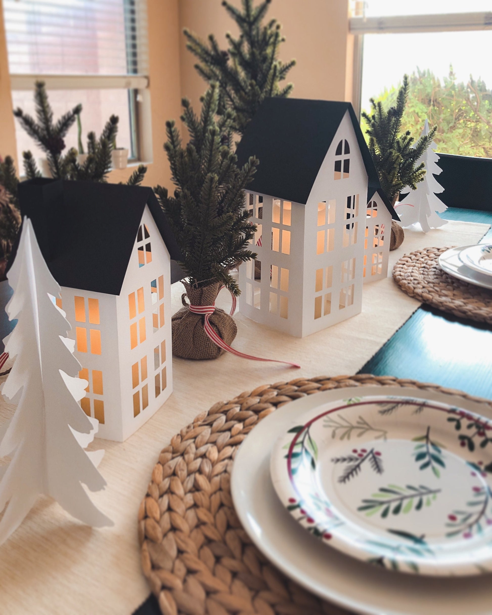 DIY Paper House Village