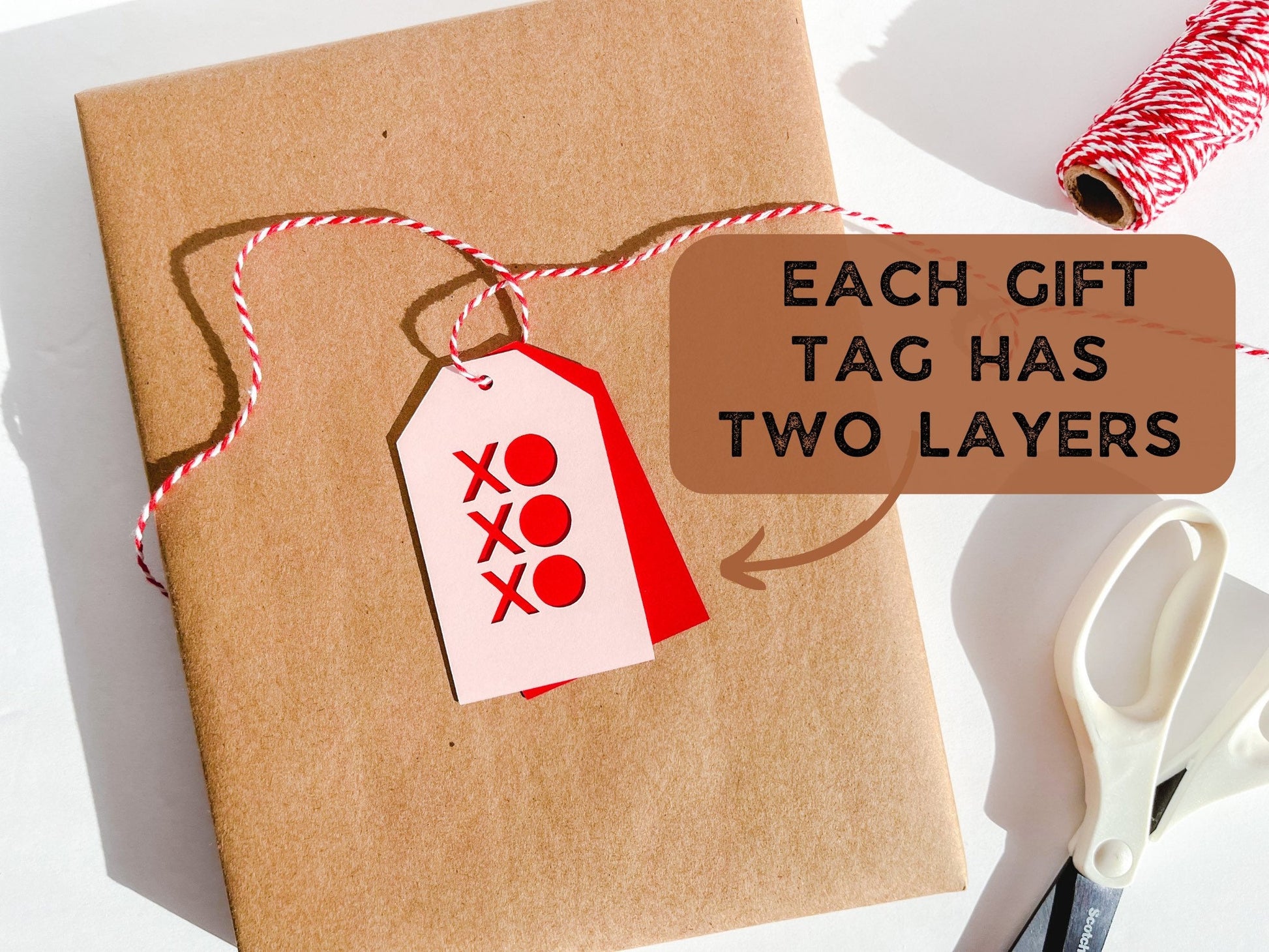 XO Gift Tags, Set of 12