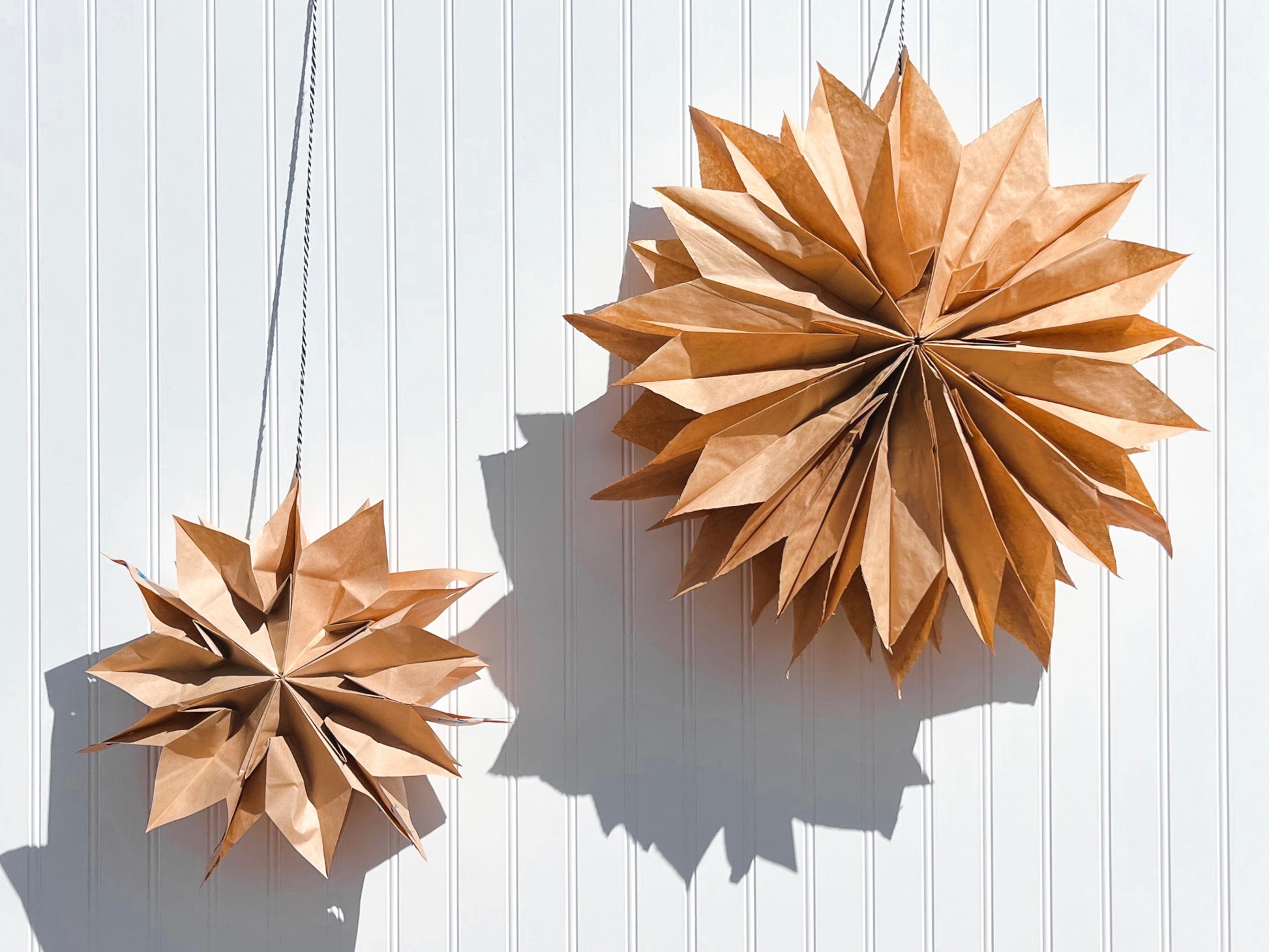 Paper Bag Stars, Set of 2 or 4