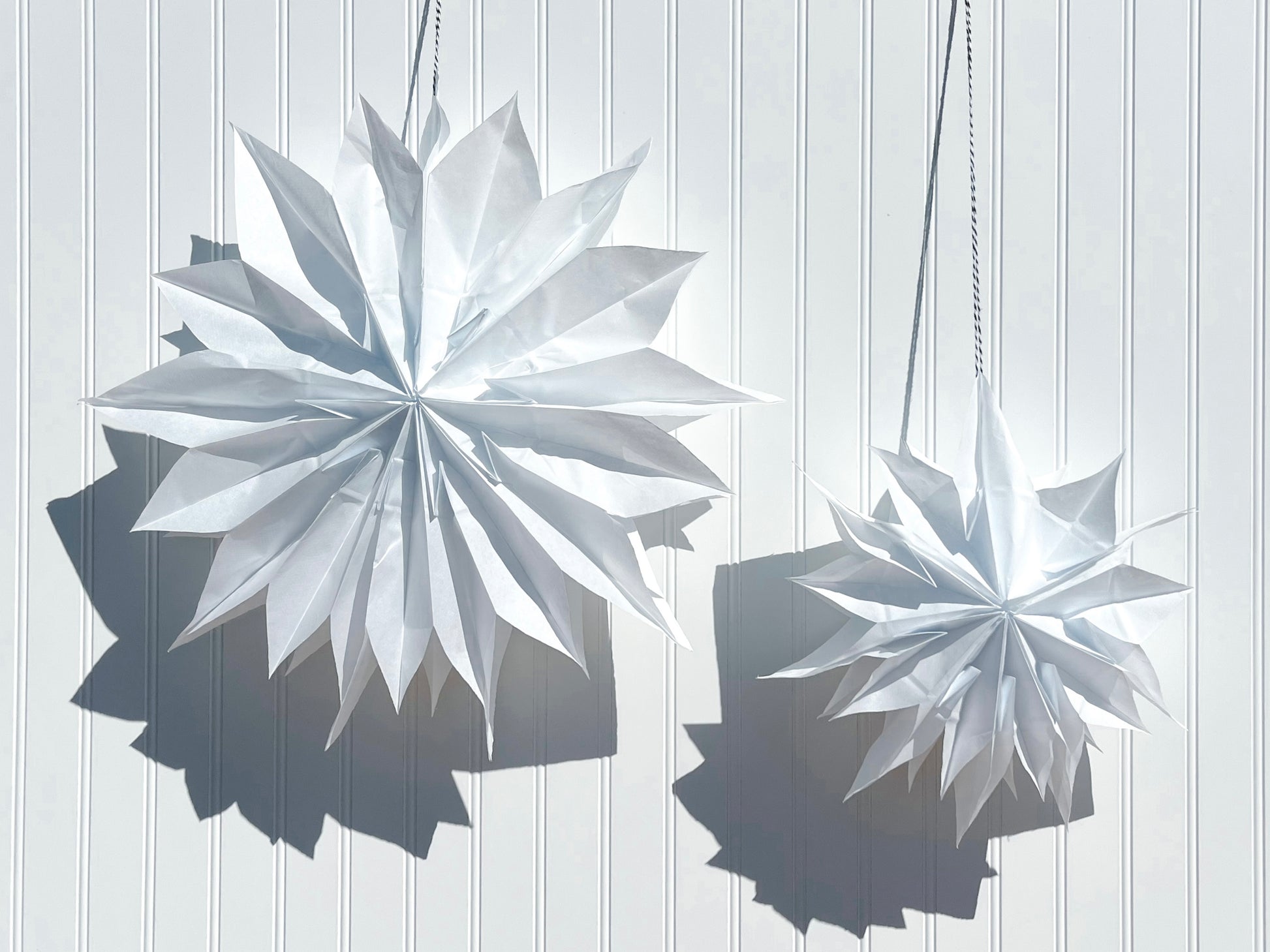 Paper Bag Stars, Set of 2 or 4