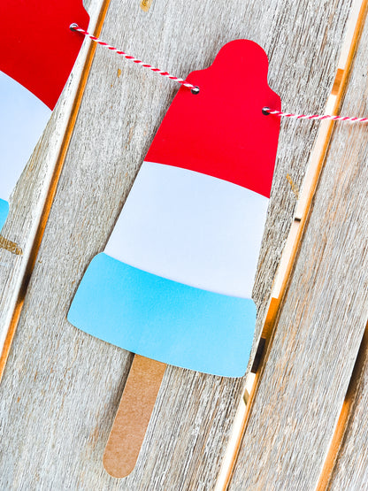 Rocket Pop Paper Banner