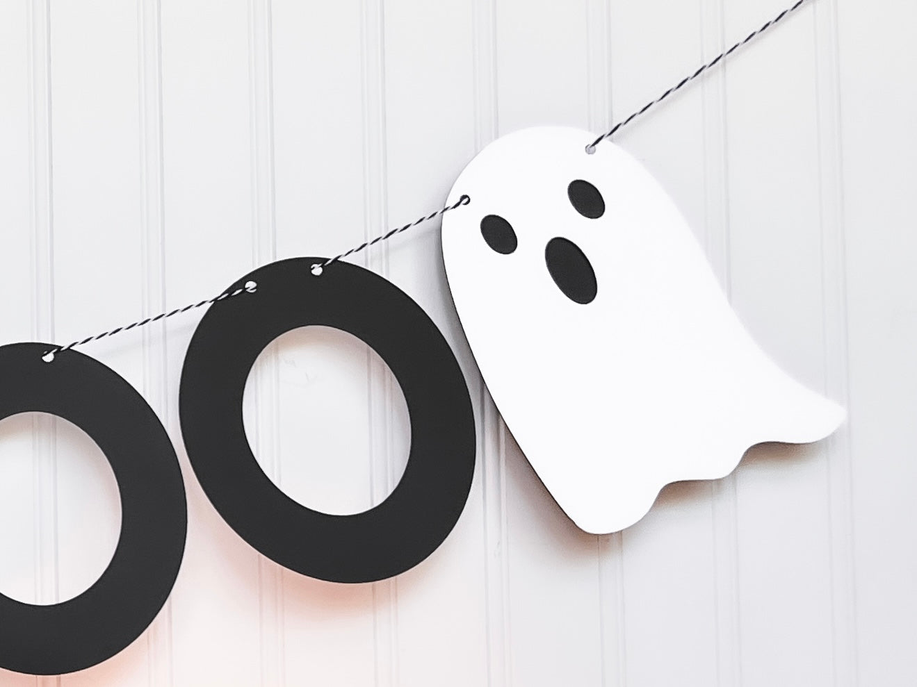 Hey Boo Paper Ghosts Banner