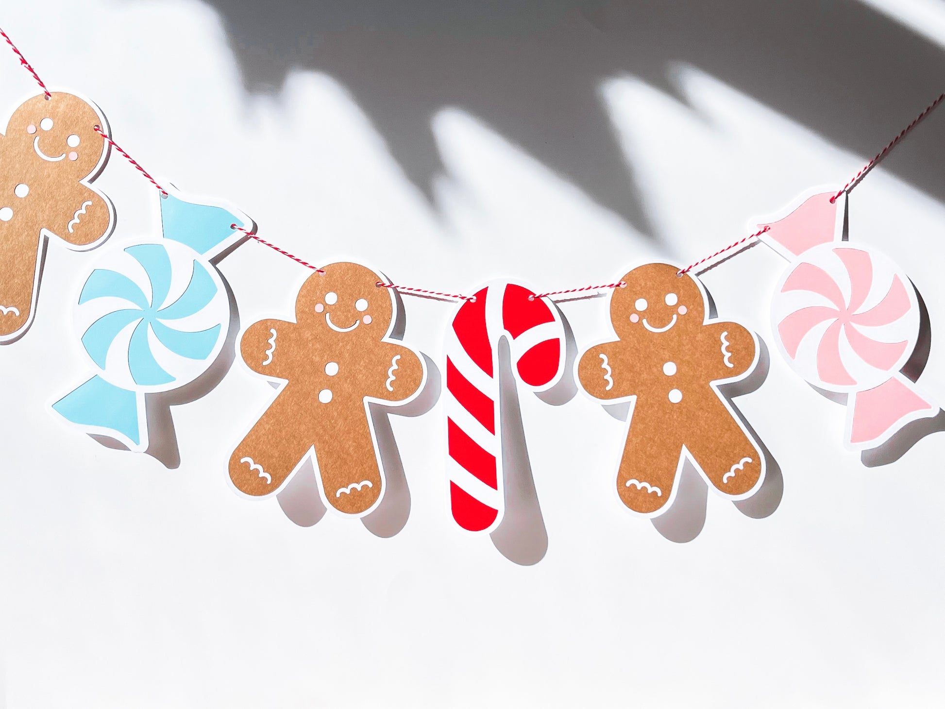 Paper Gingerbread & Sweets Banner