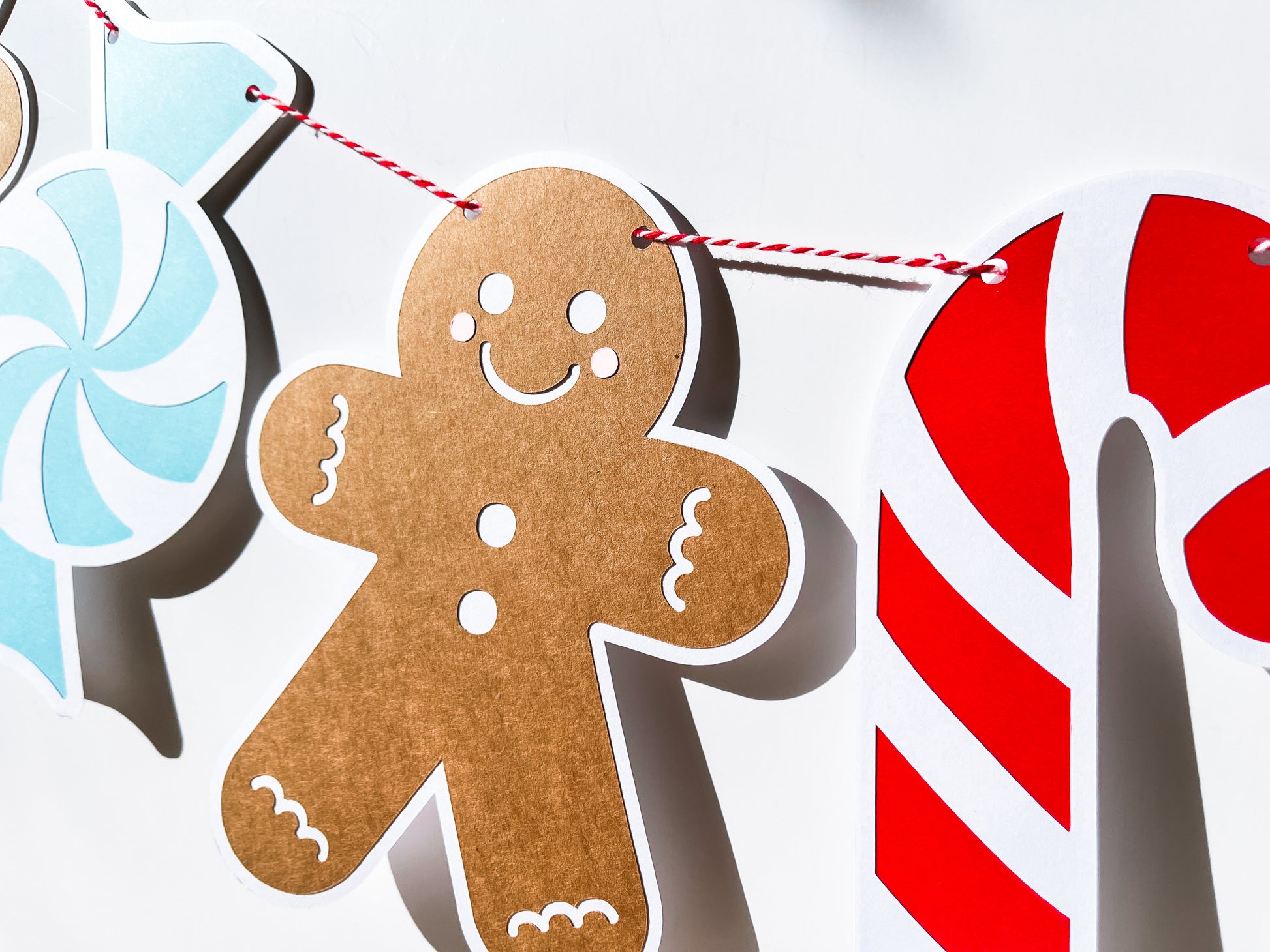 Paper Gingerbread & Sweets Banner