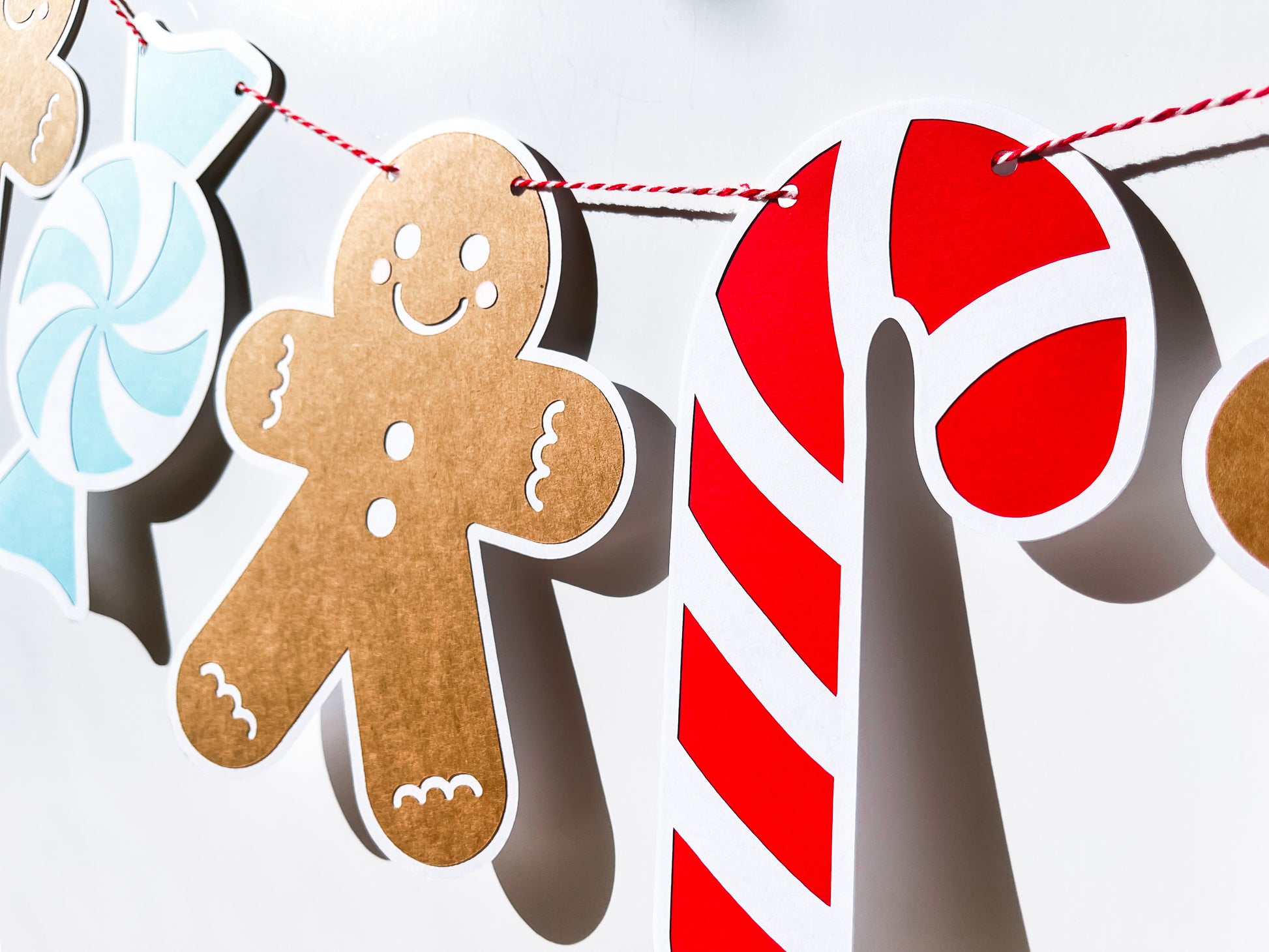 Paper Gingerbread & Sweets Banner