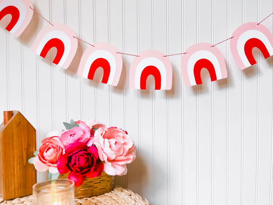 Pink Rainbow Banner