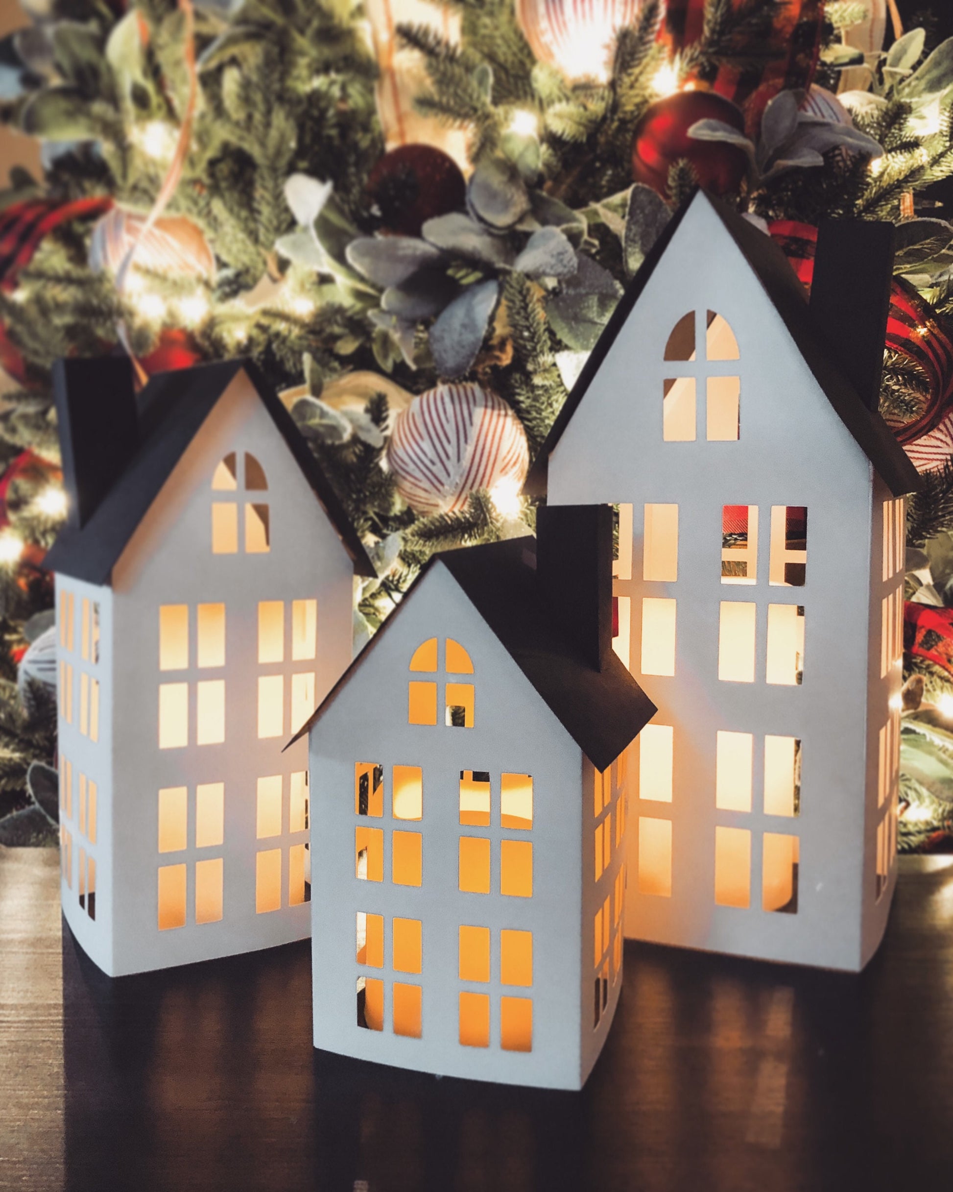 DIY Paper House Village