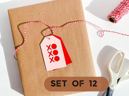 XO Gift Tags, Set of 12
