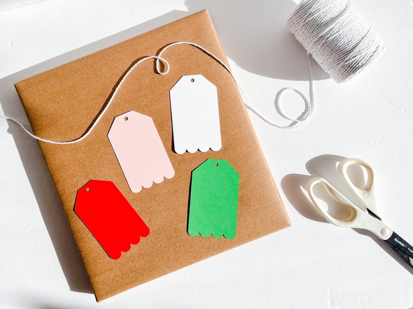 Scalloped Gift Tags, Set of 12